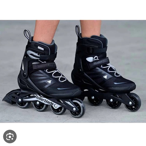 Rollerblade Zetrablade Inline Skates Roller Blade Black Skate Shoes size 11 - Picture 1 of 15